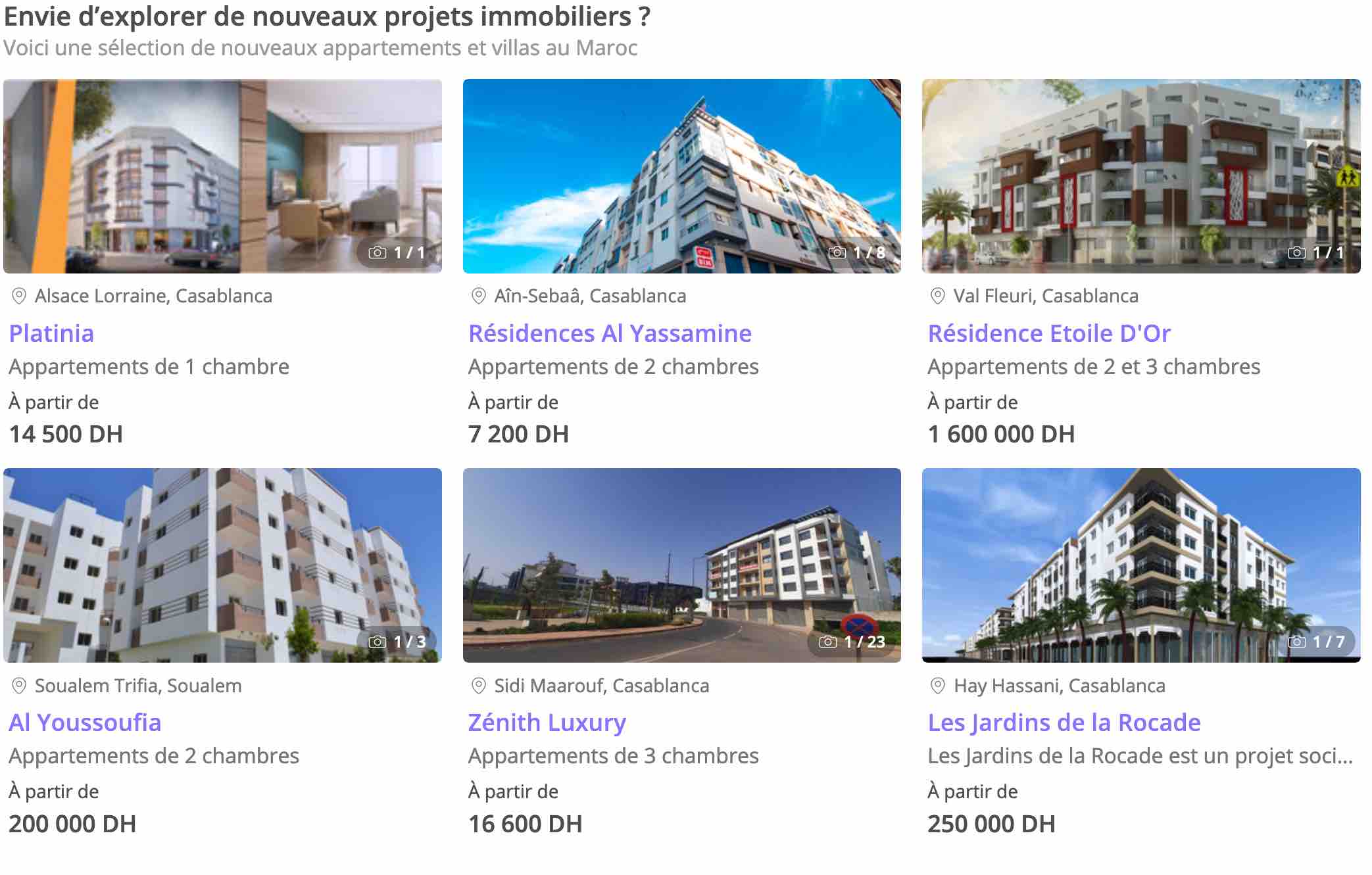 Meilleur promotion Avito Immobilier Maroc 2020 : Casablanca, Rabat